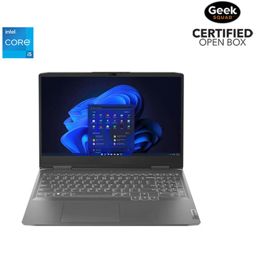 Open Box - Lenovo LOQ 15.6" Gaming Laptop - Storm Grey (Intel i5-13420H/512GB SSD/8GB RAM/GeForce RTX 3050)