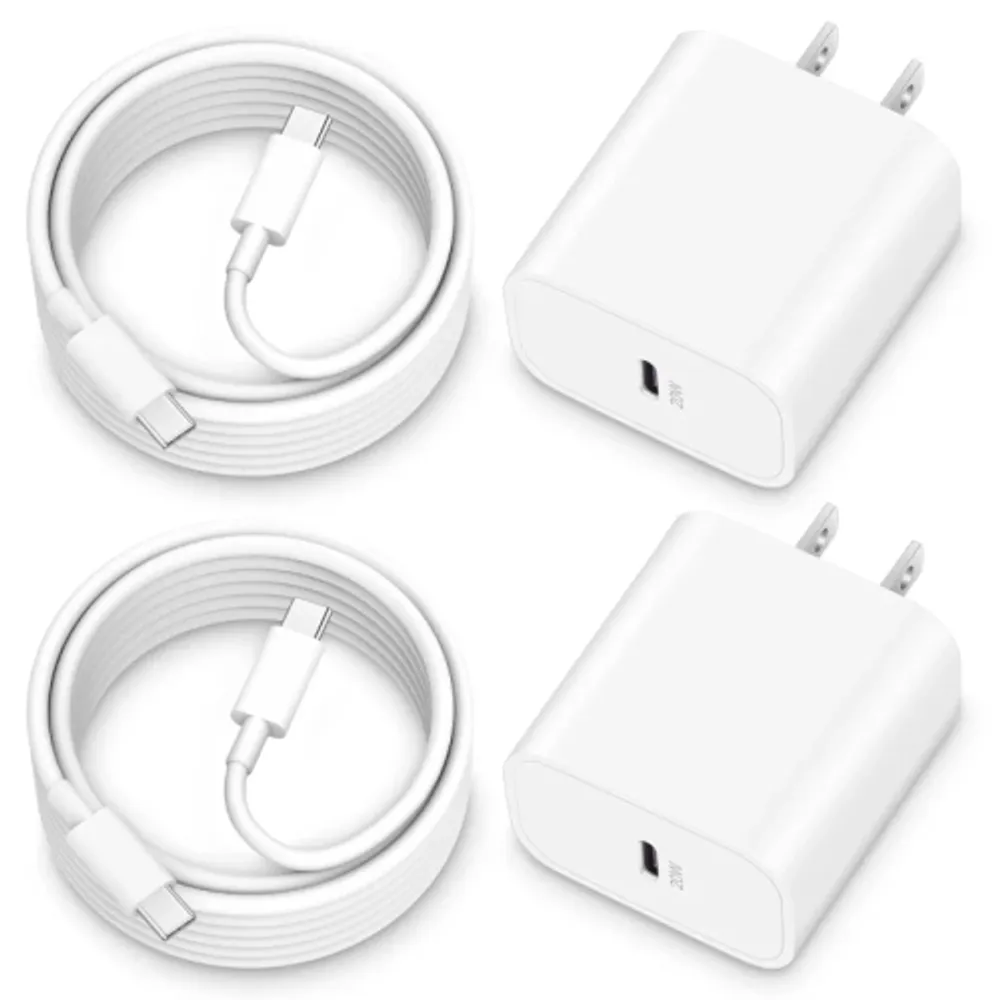 iPhone 15 Charger, 20W USB C Charger with 6.6ft USB C to C Fast Charging  Cable for iPhone 15 Pro/15 Pro Max/15 Plus, iPad Pro 12/11 inch, iPad Air