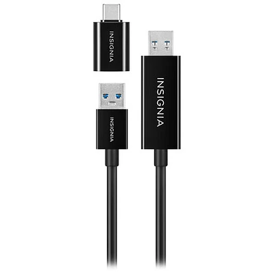 Insignia USB 3.0 C to C 1.83m (6 ft.) Cable with USB-C Adapter (NS-PCK336C-C)