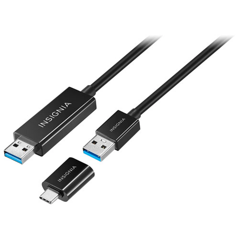 Insignia USB 3.0 C to C 1.83m (6 ft.) Cable with USB-C Adapter (NS-PCK336C-C)