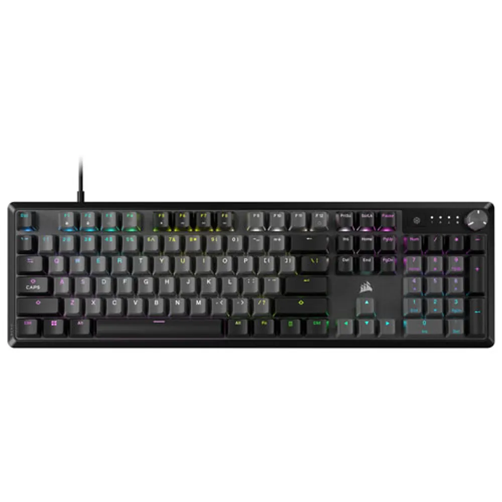 Corsair K70 CORE Backlit Mechanical Red Linear Switch Gaming Keyboard - Grey - Only at Best Buy