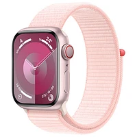 Bell Apple Watch Series 9 (GPS + Cellular) 41mm Pink Aluminum Case w/Light Pink Sport Loop - S - Monthly Financing