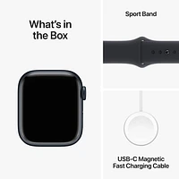 Rogers Apple Watch Series 9 (GPS + Cellular) 41mm Midnight Aluminum Case w/Midnight Sport Band - M/L - Monthly Financing