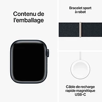 Virgin Plus Apple Watch Series 9 (GPS + Cellular) 41mm Midnight Aluminum Case w/Midnight Sport Loop - S - Monthly Financing