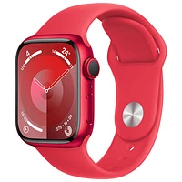 TELUS Apple Watch Series 9 (GPS + Cellular) 41mm (PRODUCT)RED Aluminum Case w/ (PRODUCT)RED Sport Band - /M