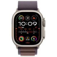 TELUS Apple Watch Ultra 2 (GPS + Cellular) 49mm Titanium Case wIndigo Alpine Loop - M - Monthly Financing