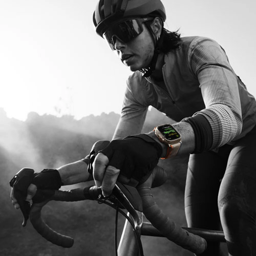 Rogers Apple Watch Ultra 2 (GPS + Cellular) 49mm Titanium Case w/Indigo Alpine Loop - S - Monthly Financing