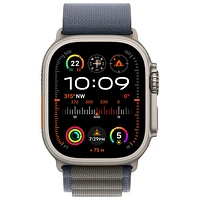 TELUS Apple Watch Ultra 2 (GPS + Cellular) 49mm Titanium Case w/Blue Alpine Loop - S - Monthly Financing