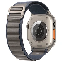 TELUS Apple Watch Ultra 2 (GPS + Cellular) 49mm Titanium Case w/Blue Alpine Loop - S - Monthly Financing