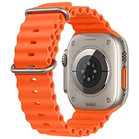 TELUS Apple Watch Ultra 2 (GPS + Cellular) 49mm Titanium Case w/Orange Ocean Band - Monthly Financing