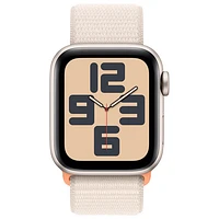 Apple Watch SE (GPS + Cellular) avec boîtier de mm en aluminium comète et bracelet sport comète par TELUS