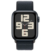 Apple Watch SE (GPS + Cellular) avec boîtier de mm en aluminium minuit et bracelet sport minuit par Rogers