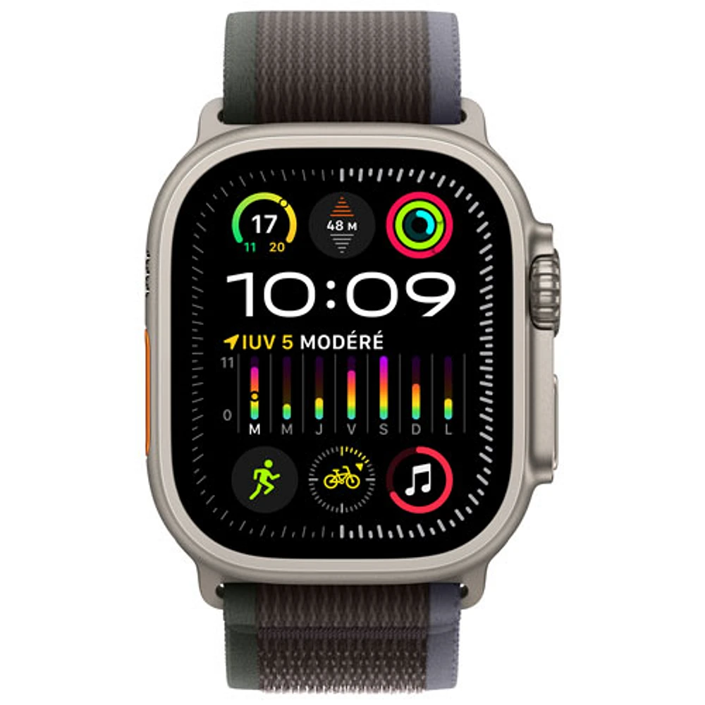TELUS Apple Watch Ultra 2 (GPS + Cellular) 49mm Titanium Case w/ Trail Loop - /M