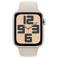 Apple Watch SE (GPS + Cellular) avec boîtier de 44 mm en aluminium comète et bracelet sport comète par Rogers - Moyen - Financement mensuel