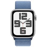 Rogers Apple Watch SE (GPS + Cellular) 44mm Silver Aluminum Case w/Winter Blue Sport Band - Monthly Financing