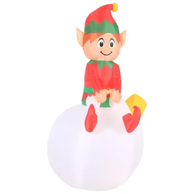 Occasions Christmas 5 Ft. Inflatable Elf Ornament