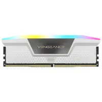 Corsair Vengeance RGB 32GB (2 x 16GB) DDR5 6000MHz Desktop Memory (CMH32GX5M2E6000C36W) - White