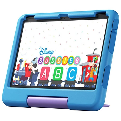 Tablette 10,1 po 32 Go FireOS Fire HD 10 Kids (2023) d'Amazon avec étui à l'épreuve des enfants - Bleu