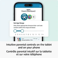 Tablette 10,1 po 32 Go FireOS Fire HD 10 Kids (2023) d'Amazon avec étui à l'épreuve des enfants - Bleu