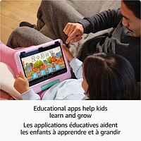 Tablette 10,1 po 32 Go FireOS Fire HD 10 Kids (2023) d'Amazon avec étui à l'épreuve des enfants - Bleu