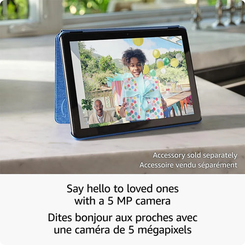 Tablette 10,1 po 32 Go FireOS Fire HD 10 (2023) d'Amazon avec processeur MT8186A