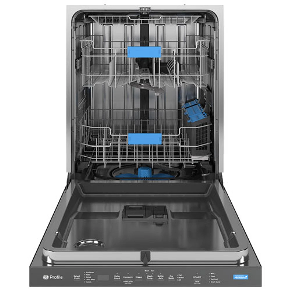 GE Profile 24" 44dB Built-In Dishwasher with Third Rack (PDP715SYVFS) - Stainless Steel