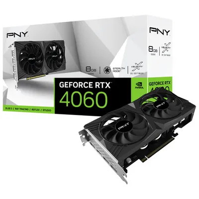 PNY GeForce RTX 4060 8GB GDDR6 Video Card
