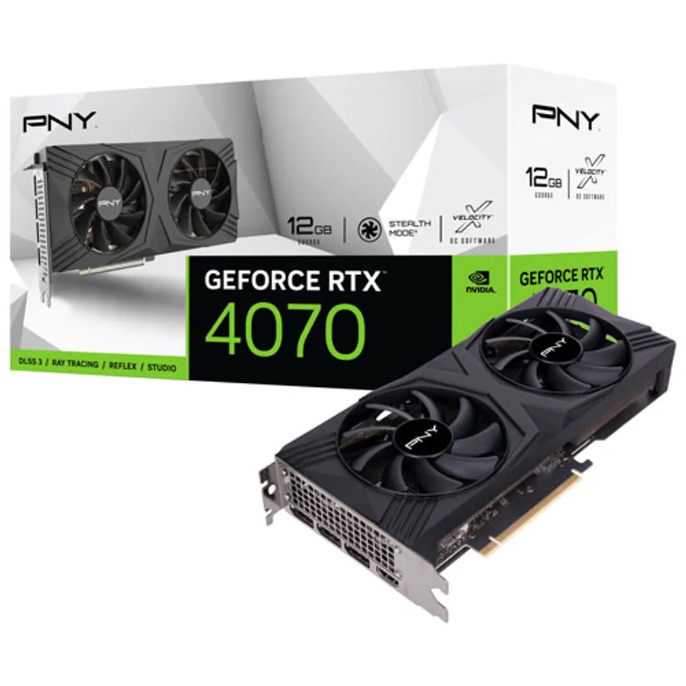 PNY GeForce RTX 4070 12GB GDDR6X Video Card