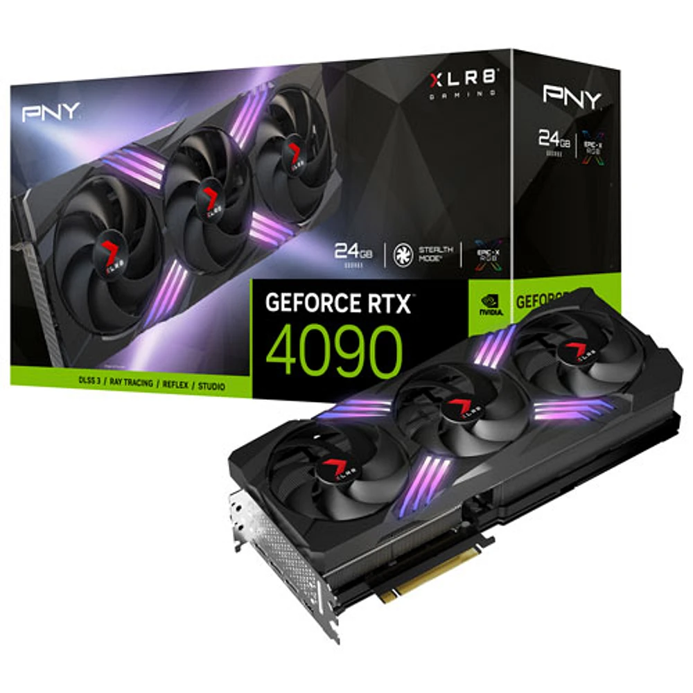 PNY GeForce RTX 4090 24GB RGB GDDR6X Video Card