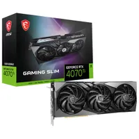 MSI GeForce RTX 4070 Ti Gaming Slim 12GB GDDR6X Video Card - English