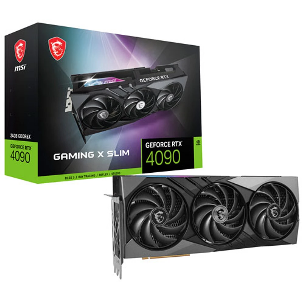 MSI GeForce RTX 4090 Gaming X Slim 24GB GDDR6X Video Card