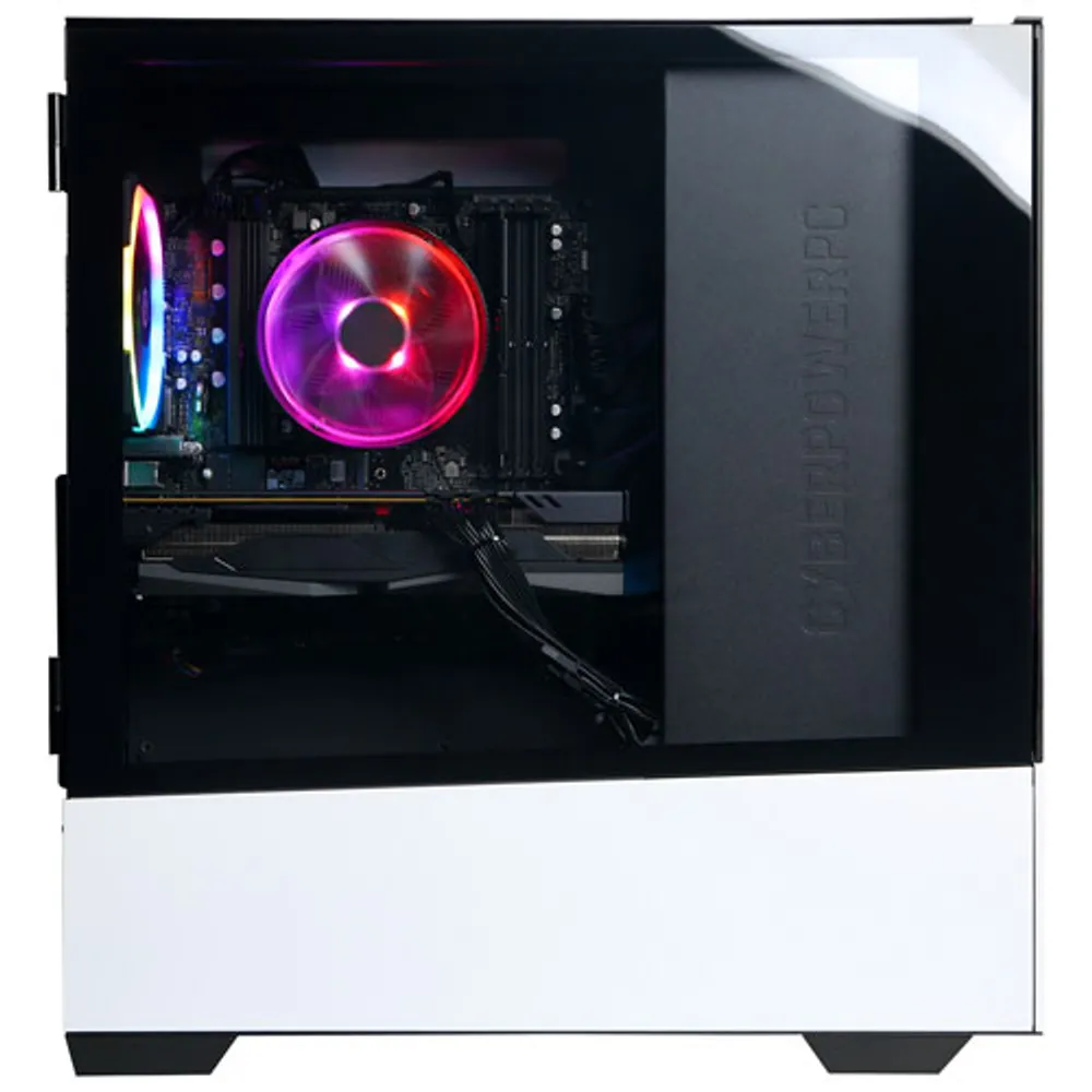 CyberPowerPC Gamer Xtreme Gaming PC - White (AMD Ryzen 5 7600/2TB SSD/16GB RAM/GeForce RTX4060) - Eng