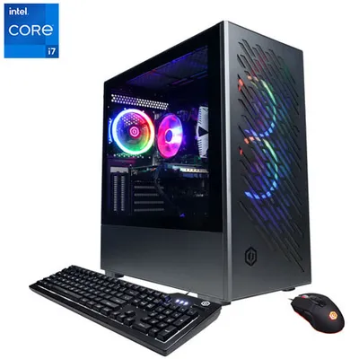 CyberPowerPC Gamer Xtreme Gaming PC (Intel Core i7 13700F/2TB SSD/16GB RAM/GeForce RTX4060TI) - Eng