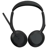 Jabra Evolve2 55 On-Ear Noise Cancelling Bluetooth Headphones - Black