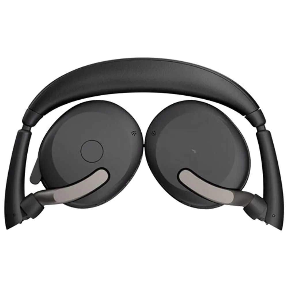 Jabra Evolve2 65 Flex On-Ear Noise Cancelling Bluetooth Headphones - Black