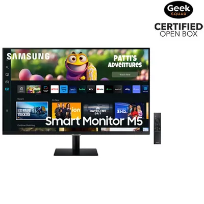 Open Box - Samsung 32" FHD 60Hz 4ms GTG VA LED Smart Monitor (LS32CM500ENXGO) - Black