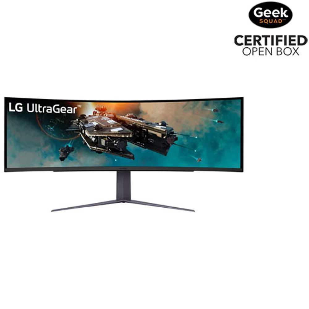 Open Box - LG UltraGear 49" DQHD 240Hz 1ms GTG VA LCD FreeSync Gaming Monitor (49GR85DC-B) - Black