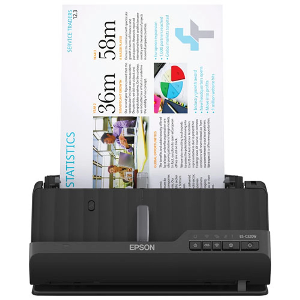 Epson WorkForce ES-C320W Wireless Document Scanner