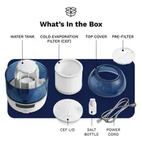 DH Lifelabs Aaira Mini HOCl Hydrating Air Purifier - Blue