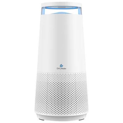 DH Lifelabs Sciaire Mini Air Purifier with HEPA Filter - White