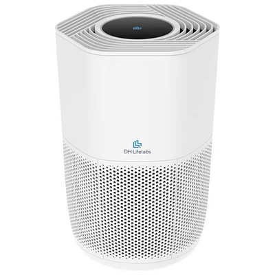 DH Lifelabs Sciaire Essential Air Purifier with HEPA Filter - White