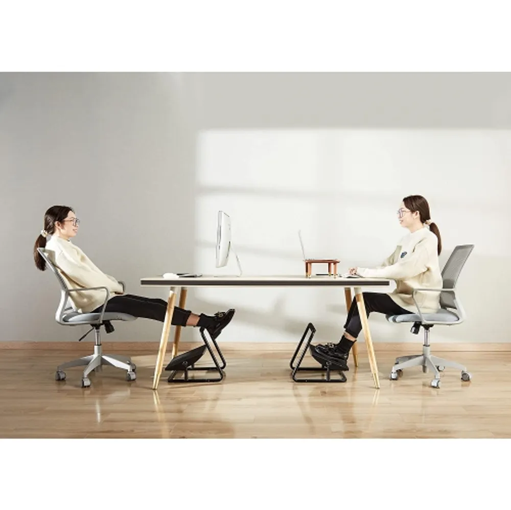 Adjustable Under Desk Footrest - Ergonomic Foot Rest with 3 Height Position  - 30 Degree Tilt Angle Adjustment for Home, Office, Non-Skid Massage