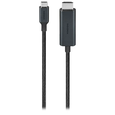 Câble tissé USB-C à HDMI Ultra HD 8K de 1,8 m (5,9 pi) d'Insignia (NS-PC5CH6B24-C)