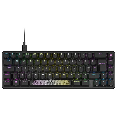 Clavier de jeu mécanique rétroéclairé à touches optiques RVB OPX K65 Pro Mini 65 % de Corsair