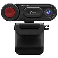 j5Create HD 1080p Webcam with Focus Switch - Black