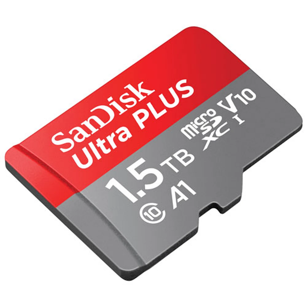 Carte mémoire microSDXC Ultra PLUS de 160 Mo/s et 1,5 To de SanDisk