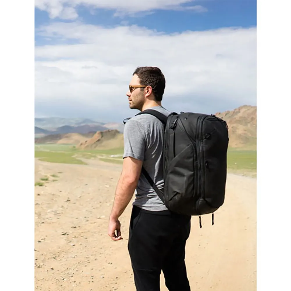 Peak Design Travel Backpack Nylon and Polyester Digital SLR Camera Backpack (BTR-45-BK-1) - Black