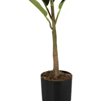 Monarch Artificial 40" Rubber Tree Plant Pot