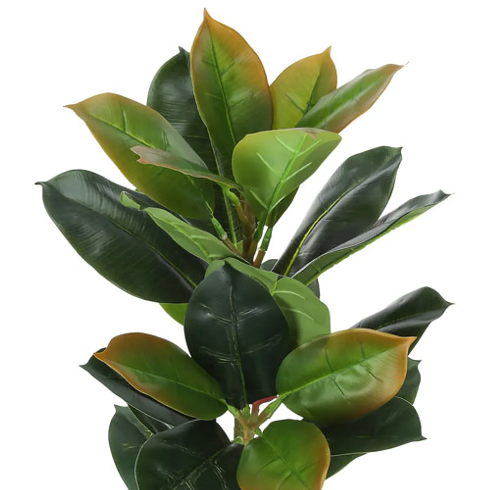 Monarch Artificial 40" Rubber Tree Plant Pot