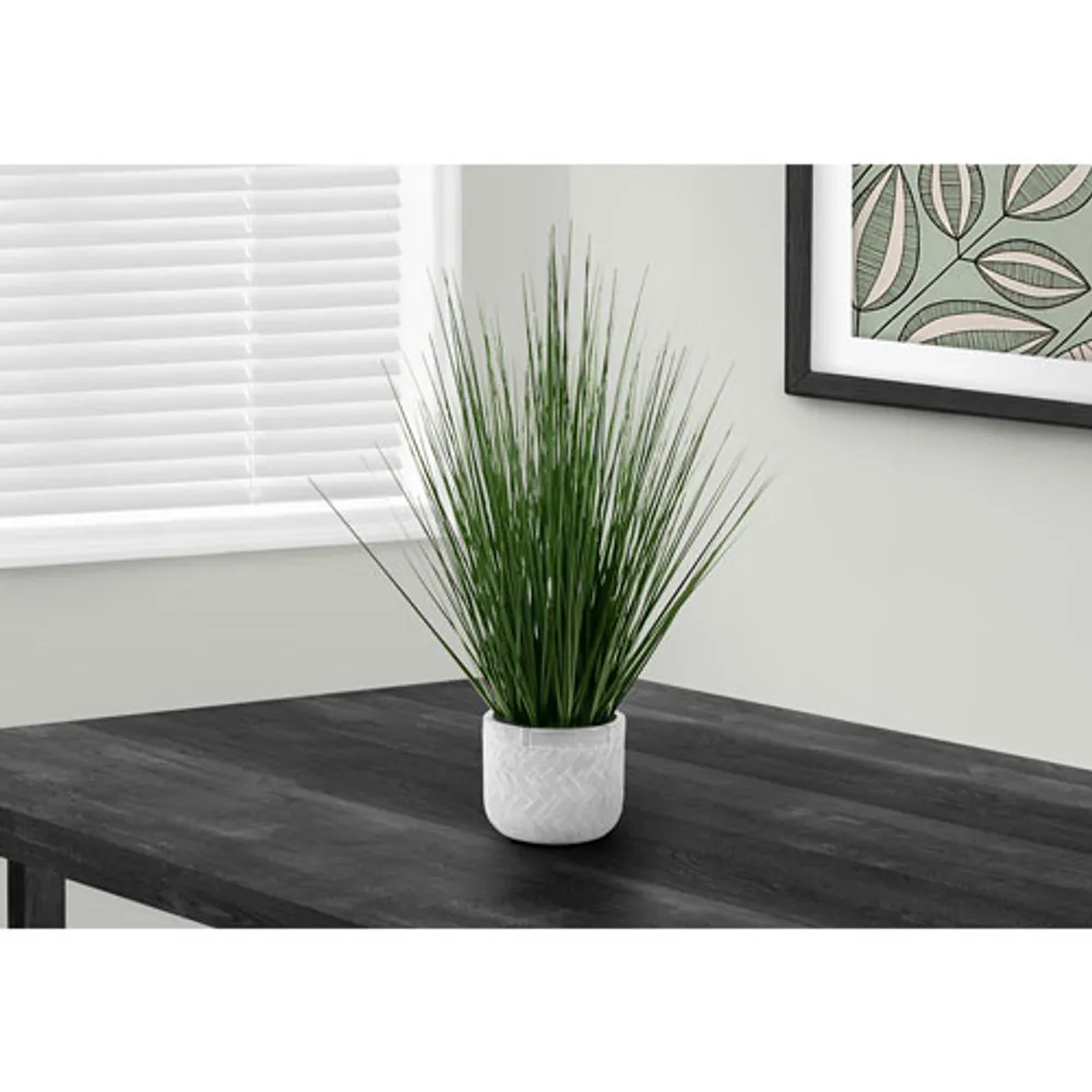 Monarch Artificial 21" Grass Plant Pot